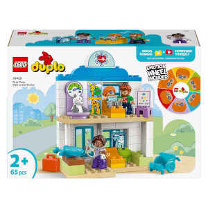 LEGO DUPLO Kasabası İlk Doktor Ziyareti 10449 - 2 Yaş ve Üzeri Küçük Çocuklar İçin Kas Becerilerini Geliştiren Eğitici Oyuncak Yapım Seti (65 Parça)