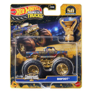 Hot Wheels Monster Trucks Bigfoot Trophy Şampiyonları Tekli Arabalar JDV96