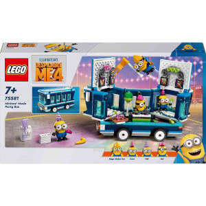 LEGO Despicable Me 4 Minyonların Müzikli Parti Otobüsü 75581 - 7 Yaş ve Üzeri Çocuklar İçin Yaratıcı Oyuncak Yapım Seti (379 Parça)