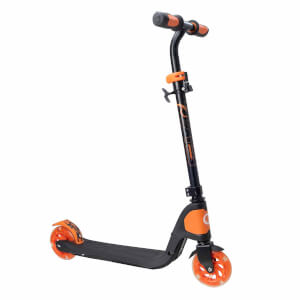 Evo 2 Tekerlekli Katlanabilir Light Speed Işıklı Turuncu Scooter