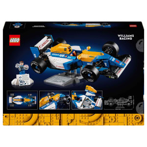 LEGO Icons Williams Racing FW14B ve Nigel Mansell 10353 - Yetişkinler için Koleksiyonluk Yaratıcı Model Yapım Seti (799 Parça)