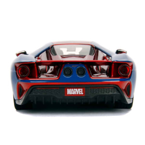 1:24 Marvel 2017 Ford GT Model Araba ve Spiderman Figür