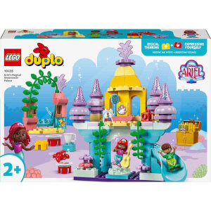 LEGO DUPLO Disney Ariel’in Sihirli Su Altı Sarayı 10435 - 2 Yaş ve Üzeri Küçük Deniz Kızı Seven Çocuklar İçin Eğitici Oyuncak Yapım Seti (116 Parça)