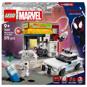 LEGO Marvel Spider-Verse: Miles Morales, Spot'a Karşı 76311 - 9 Yaş ve Üzeri Süper Kahraman Seven Çocuklar için İnşa Edilebilen Süper Kahramanlı Yaratıcı Oyuncak Yapım Seti (375 Parça)