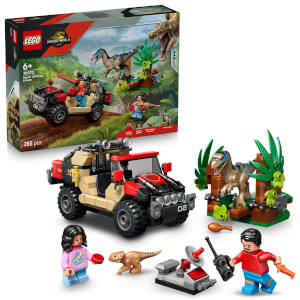 LEGO Jurassic World Raptor Arazi Kaçışı 76972 - 6 Yaş ve Üzeri Çocuklar için Yaratıcı Oyuncak Yapım Seti (285 Parça)