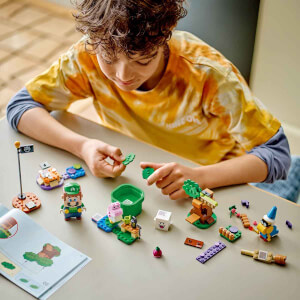 LEGO Super Mario İnteraktif LEGO Luigi ile Maceralar 71440 - 6 Yaş ve Üzeri Çocuklar İçin Koleksiyonluk Yaratıcı Nintendo Oyuncak Yapım Seti (210 Parça)