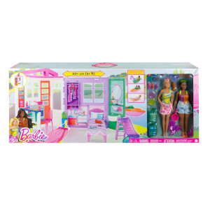 Barbie'nin Tatil Evi ve Aksesuarları Oyun Seti HGM56