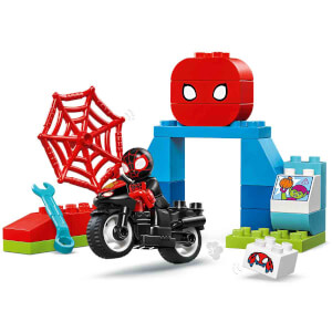 LEGO DUPLO Marvel Spin’in Motosiklet Macerası 10424 -2 Yaş ve Üzeri Çocuklar İçin Örümcek Adam Figürü İçeren Eğitici Oyuncak Yapım Seti (24 Parça)