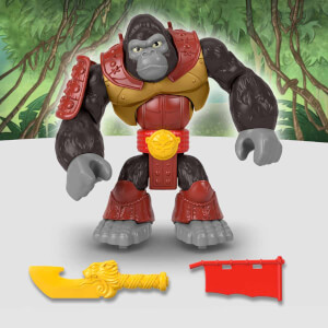 Imaginext Silverback Gorilla Smash Figür Seti GYX01