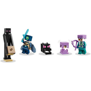 LEGO Minecraft Ender Ejderhası ve End Gemisi 21264 - 8 Yaş ve Üzeri Macera Oyunları Seven Çocuklar İçin Minecraft Video Oyununa Dayalı Yaratıcı Oyuncak Yapım Seti (657 Parça)