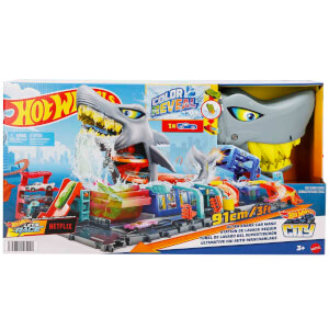 Hot Wheels Şehri Muhteşem Köpek Balığı Araba Yıkama Oyun Seti HTN82