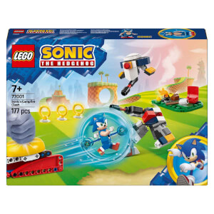 LEGO Sonic the Hedgehog: Sonic’in Kamp Ateşi Çarpışması 77001 - 7 Yaş ve Üzeri Çocuklar için Koleksiyonluk Yaratıcı Oyuncak Yapım Seti (177 Parça)