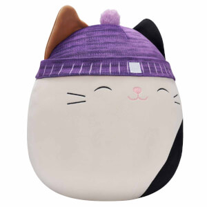 Squishmallows Mor Bereli Kedi Cam Peluş 40 cm