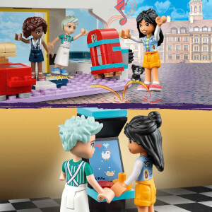 LEGO Friends Heartlake Şehir Merkezi Restoranı 41728 6 Yaş ve Üzeri için Liann, Aliya ve Charli Mini Bebeklerini İçeren Oyuncak Yapım Seti (346 Parça)