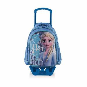 Frozen Elsa Be Bold Çekçekli Okul Çantası 48414