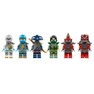 LEGO NINJAGO Ejderinsan Fırtına Köyü 71841 - 7 Yaş ve Üzeri Çocuklar için Savaş Arenası, 6 Ninja Minifigürü ve Topaç İçeren Yaratıcı Oyuncak Yapım Seti (305 Parça)