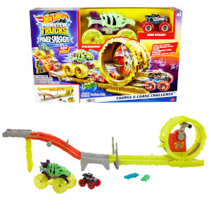 Hot Wheels Monster Trucks Charge  Chase Challenge Oyun Seti HXT05