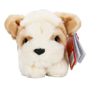 Bulldog Peluş Köpek 25 cm