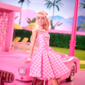 Barbie Movie - Barbie Pembe Elbiseli Bebek HPJ96