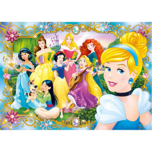 104 Parça Puzzle :  Disney Princess Jewels