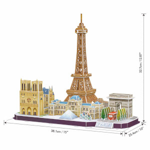 114 Parça 3D Puzzle: Paris 