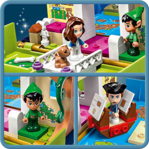 LEGO® | Disney Peter Pan ve Wendy'nin Hikaye Kitabı Macerası 43220 - 5 Yaş ve Üzeri Çocuklar için Yaratıcı Oyuncak Yapım Seti (111 Parça)