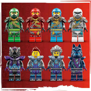 LEGO NINJAGO Kurt Maskesi Gölge Dövüş Okulu 71813 - 9 Yaş ve Üzeri Çocuklar için 8 Ninja Minifigürü İçeren Yaratıcı Oyuncak Yapım Seti (1190 Parça)