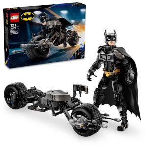LEGO DC Batman: Batman Yapım Figürü ve Bat-Pod Motosiklet 76273 - 12 Yaş ve Üzeri Süper Kahraman Sevenler için Kara Şövalye Süper Kahraman Model Yapım Seti (713 Parça)
