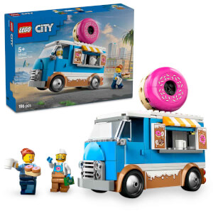 LEGO City Donut Kamyonu 60452 - 5 Yaş ve Üzeri Çocuklar için Yaratıcı Oyuncak Yapım Seti (196 Parça)