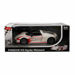 1:14 Uzaktan Kumandalı Porsche 918 Spyder Weissach Işıklı Araba 32 cm.