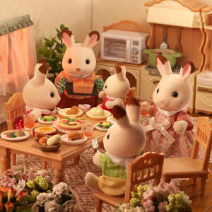 Sylvanian Families Çikolata Kulaklı Tavşan Ailesi