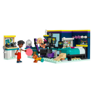 LEGO Friends Nova'nın Odası 41755 - 6 Yaş ve Üzeri Çocuklar için 2 Mini Bebek (Nova ve Zac) İçeren Yaratıcı Oyuncak Yapım Seti (179 Parça)