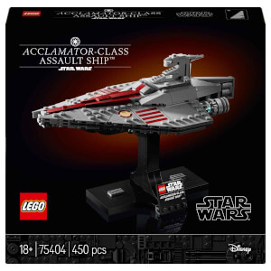 LEGO Star Wars Acclamator Sınıfı Hücum Gemisi 75404 - Star Wars Seven Yetişkinler için Koleksiyonluk Yaratıcı Model Yapım Seti (450 Parça)