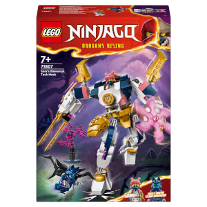 LEGO® NINJAGO® Sora'nın Teknoloji Elementi Robotu 71807 - 7 Yaş ve Üzeri Çocuklar için Aksiyon Figürü İçeren Yaratıcı Oyuncak Yapım Seti (209 Parça)