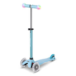 4in1 Micro Mini2Grow Deluxe Magic 3 Tekerlekli Işıklı Mavi Scooter 