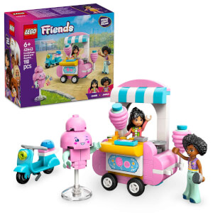 LEGO Friends Pamuk Şeker Standı ve Scooter 42643 - 6 Yaş ve Üzeri Çocuklar için Mini Bebek İçeren Yaratıcı Oyuncak Yapım Seti (110 Parça)