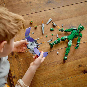 LEGO Marvel Green Goblin Yapım Figürü 76284 - 8 Yaş ve Üzeri Süper Kahraman Seven Çocuklar için Yaratıcı Oyuncak Yapım Seti (471 Parça)