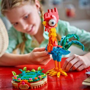 LEGO Disney Moana 2 Heihei 43272 - 9 Yaş ve Üzeri Çocuklar için İnşa Edilebilen Hayvan Modeli Yapım Seti (566 Parça)