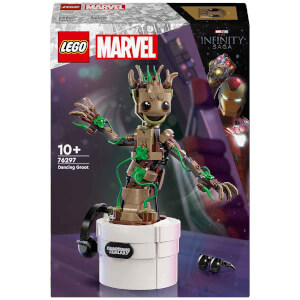 LEGO Marvel Dans Eden Groot 76297 – 10 Yaş ve Üzeri Süper Kahraman Severler İçin Hareketli Galaksinin Koruyucuları Karakteri İçeren Yaratıcı Oyuncak Model Yapım Seti (459 Parça)