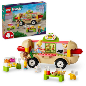 LEGO® Friends Sosisli Sandviç Arabası 42633 - 4 Yaş ve Üzeri Çocuklar için Mini Bebek İçeren Yaratıcı Oyuncak Yapım Seti (100 Parça)