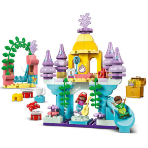 LEGO DUPLO Disney Ariel’in Sihirli Su Altı Sarayı 10435 - 2 Yaş ve Üzeri Küçük Deniz Kızı Seven Çocuklar İçin Eğitici Oyuncak Yapım Seti (116 Parça)