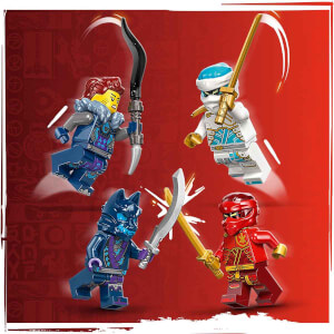 LEGO® NINJAGO® Kai'nin Ateş Elementi Robotu 71808 - 7 Yaş ve Üzeri Çocuklar için Ninja Figürü İçeren Yaratıcı Oyuncak Yapım Seti (322 Parça)