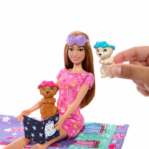 Barbie ve Köpekçikleri Pijama Partisi Oyun Seti HXN01