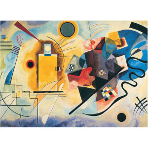 1000 Parça Puzzle : Yellow Red Blue - Wassily Kandinsky
