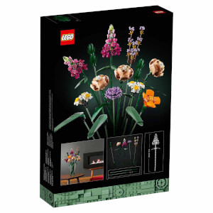 LEGO Çiçek Buketi 10280 Yapım Seti; Yetişkinlere Yönelik Benzersiz bir Hediye Buketi ve Yaratıcı Proje (756 Parça)