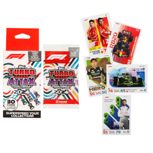 Grab A Sealed Pack Of 2020 Topps F1 Turbo Attax Trading Cards – 6 Cards Of Auto Racing Action!
