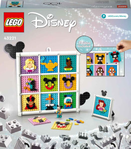 LEGO® ǀ Disney: Disney Animasyon İkonlarının 100 Yılı 43221 - 6 Yaş ve Üzeri Çocuklar için Mickey Fare, Donald Duck ve Diğer Disney Karakterlerini İçeren Koleksiyonluk Yaratıcı Oyuncak Yapım Seti (1022 Parça)