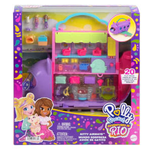 Polly Pocket Minik Kedi Hava Yolları Oyun Seti HWP19