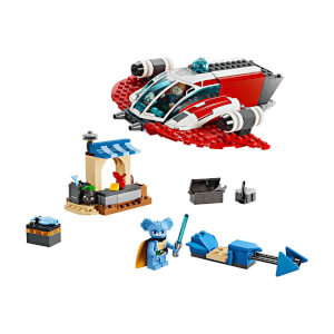 LEGO® Star Wars: Young Jedi Adventures Crimson Firehawk™ 75384 - 4 Yaş ve Üzeri Star Wars Sevenler için Yaratıcı Oyuncak Yapım Seti (136 Parça)