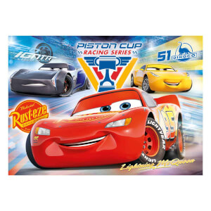 104 Parça Puzzle: Cars 3 Piston Cup